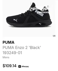  10 بوط puma Enzo أصلي قياس 46 بحالة جديد