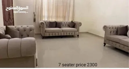  12 تتوفر أريكة فاخرة جديدة..sofa set for sale
