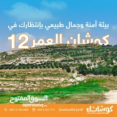  5 ارض للبيع 800م على شارعين من  المالك _ طريق الجامعة الالمانية _ حسبان _ مقابل بلدية حسبان الجديدة
