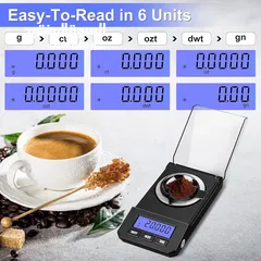  3 ميزان الكتروني ذهب و فضه و مجوهرات و مستحضرات ثمنيه و طبيه مع وزنه ومحقان وملقط