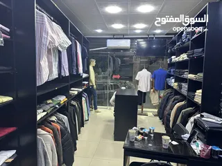  1 محل البسه للبيع المستعجل