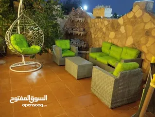  20 اختيارك الصح  طقم راتان 5 مقاعد 125د + طاولة وسط .. شامل التوصيل داخل عمان  يتوفر اطقم راتان سباعي
