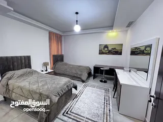  8 شقة مفروشة مودرن مميزة للايجار السنوي او الشهري بأجمل مناطق عبدون بالقرب من جميع الخدمات