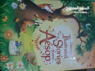  1 للبيع كتاب قصص usborne illustrated stories from aesop