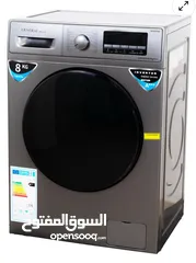  4 غسالة جنرال ديلوكس 8 كيلو 1400 دورة  موديل 2025 فل انفرتر