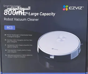 2 EZVIZ RC3 – مكنسة روبوت ذكية بقوة شفط عالية وتنقل ذكي لتنظيف شامل بدون مجهود