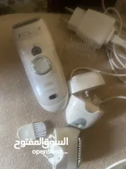  1 ماكنة براون سيلك ابيل لازالة الشعر رقم 7 وتستخدم تحت الماء