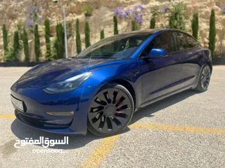  2 تيسلا موديل 3 لونج رينج بيرفورمنس Tesla Model 3 long range Performance