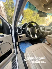  11 فورد F150 لاريت نظيفه جداً و حادث طلق ناري في الزجاج الامامي