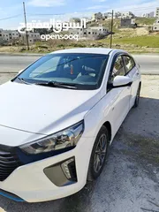  1 هيونداي ايونيك 2018 فحص للبيع لون ابيض جمرك2022 مالك واحد في الاردن