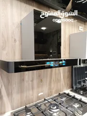  4 شفاط مطبخ تصميم أنيق وحصري نوع MS قوة شفط عالية إضاءة LED فلاتر سهلة الفك حرق سعر 99د فقط لفترة
