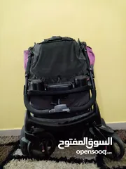  4 Stroller from GARCO عربانه أطفال + كرسي للسياره ( أو جزء علوي للرضع)
