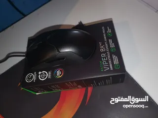  3 سلام وعليكم ماوس للبيع طبعآ مستخدم 6 شهور بس     razer viper 8khz  وستاتد هيدست