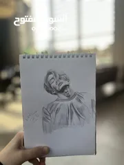  16 لوحات فنية مرسومة يدوي و لوحات حسب الطلب و تصاميم منشورات مواقع التواصل الاجتماعي