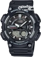  1 ساعة كاسيو اصليه جديده عقارب ودجتال Casio Men's Heavy Duty Analog-Digital