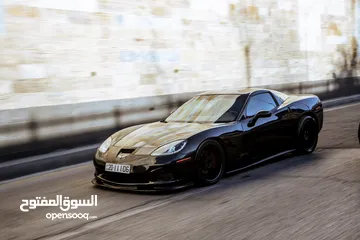  16 Corvette C6 2008 Ls3 Targa Top 500HP بحالة الوكالة