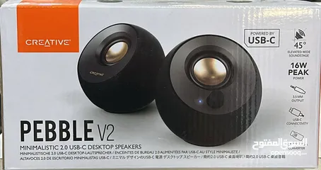  1 سماعه CREATIVE PEBBLE V2 16W