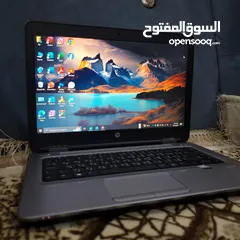  1 لابتوب نوع hp bro book Core (i5)  الجيل السابع  مستخدمه فترة جدا بسيطة نظافة اخو الجديد  بمواصفات را