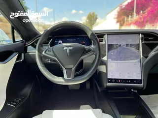  21 Tesla Model S Long Range Plus 2020 White interior