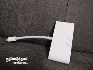  3 ادابتر ابل أصلي عدد 2 للتواصل اقرأ الوصف