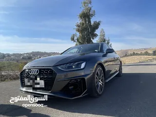  5 Audi A4 S line 2021 للبيع او البدل ع سيارة او قطعة ارض