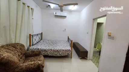  2 Fully furnished single room with attached toilet and spacious shared kitchen in ground floor.