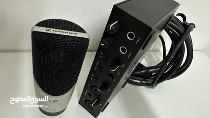  7 Sennheiser MK4 with Komplete Audio 6 Audio interface