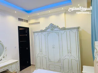  14 للايجار الشهري شقة مفروشة 3 غرف وصالة مع 3 حمامات في عجمان منطقة الروضة