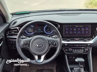  13 كيا نيرو هايبرد 2021 فحص كامل7جيد جمرك جديد فل بدون فتحة
