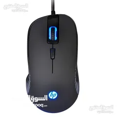  1 ماوس اتش بي اصلي سلكي HP G100 USB WIRED MOUSE