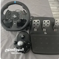  2 دركسون لوجيتك g923 و قير g29 مع ستاند