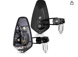  4 motorcycle handlebar mirrors 360  مرايا