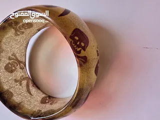  16 اساور زجاجية ملونة جميلة كبيرة