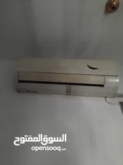  1 مكيف طون ونص مستعمل بحال الوكاله