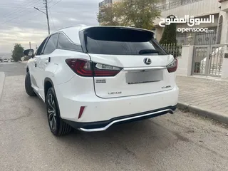  11 لكزس RX450hL موديل 2018 لون ابيض لؤلؤي وارد وصيانه الوكاله اعلى تصنيف من فئتها