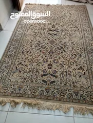  7 سجاد حرير يدوي إيراني مستعمل للبيع