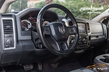  8 Dodge Ram Big horn 2019 gasoline   البكب بحالة الوكالة و قطع مسافة 51,000 ميل فقط