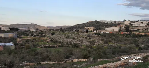  5 800متر طابوا فلسطيني في اجمل موقع بالكفريات واطلالة مميزةمنطقة( b)صالحة للبناء