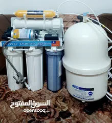  2 فلتر ماء 6 مراحل مستعمل نظيف جدا للبيع  صناعة تايواني شغال مئة بالمئة ما بدو أي شيء تم تغيير حشوات