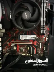  1 معالج ryzen 5 pro 4650g مع بورد b450m Gaming        ......................................