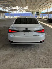  6 Lexus ES 300h 2021  لكزس هايبرد حره غير مجمركه ، البيع : مجمرك جاهز او بدون جمرك حره