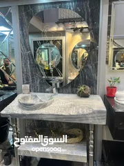  8 مغاسل جدید /الحجر  Bathroom vanity  /stone vanity’s