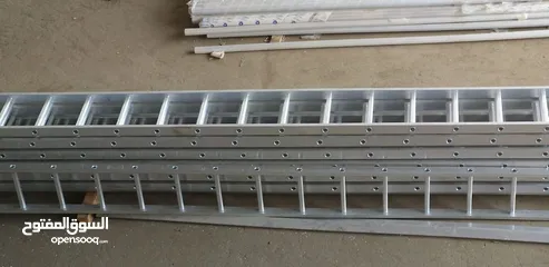  10 Aluminum scaffolding and ladders