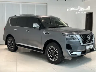  1 New Nissan Patrol Platinum 2023 is Available Now to Rent