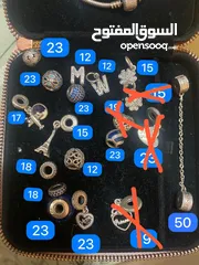  1 PANDORA ORIGINAL CHARMS , BRACELET , RINGS Contact for the price