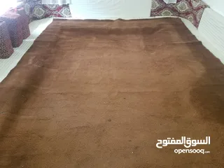  1 موكيت 3×4 متر سعودي لون بني نظيف