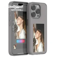  10 كفر ال Iphone السحري اللي فيه شاشة خلفية ولا ينقص الشحن والكفر من الجلد والبلاستيك القوي