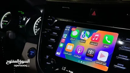  2 CarPlay على كامري 2018