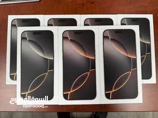  20 Iphone 16 Pro Max // ايفون 16 برو ماكس جديد كفالة الشرق الاوسط جميع الالوان  افضل سعر