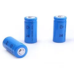  2 بطاريات / بطارية 16340 Rechargeable Li-ion Lithium Battery